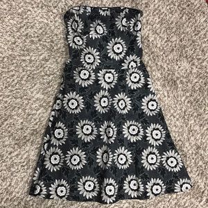 Strapless cocktail dress